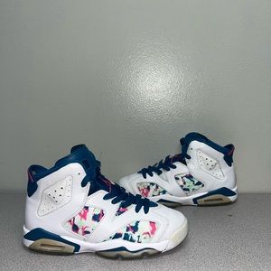 Air Jordan 6 Retro GS Green Abyss
